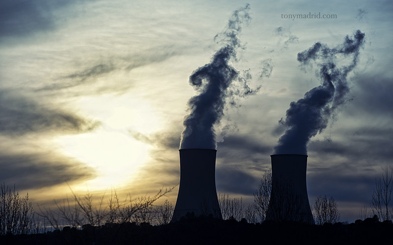 Central nuclear de Trillo Nuclear Power Plant Exhausts