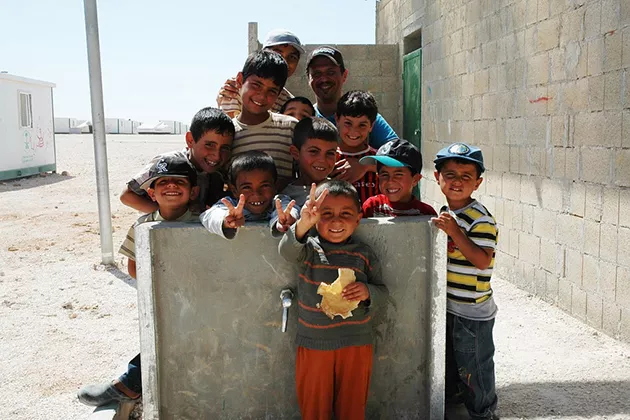 Over half of all Syrian refugees are children