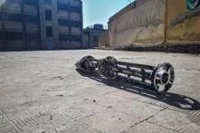 Remnants of URGAN 9M27K missile used by Syrian Regime forces