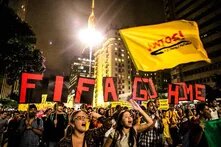 Demonstration in São Paulo end of March 2014