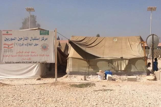 A refugee camp in eastern Lebanon