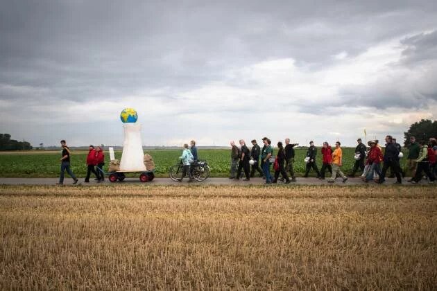 Demonstration in Garzweiler - August 2015