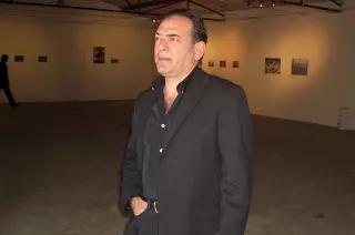 Lokman Slim, 2005, at the Hangar, the venue of Umam Documentation and Research Centre, Dahiyeh Beirut.