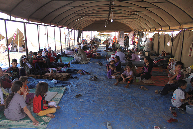 Iraqi Yazidi refugees in Newroz camp receive help from International Rescue Committee Iraqi Yazidi refugees in Newroz camp receive help from International Rescue Committee